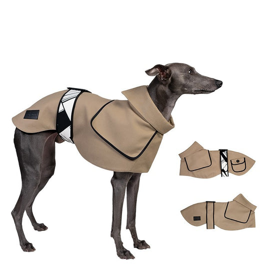 Camel Velcro Pet Windbreaker