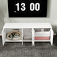 Double-Room Cat Litter Box Cabinet