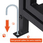 Outdoor Metal Dog Kennel with Roof (6.6&
