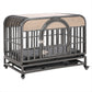 46" Heavy-Duty Furniture-Style Dog Crate