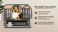 46" Heavy-Duty Furniture-Style Dog Crate