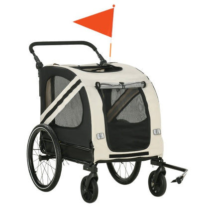 Aosom 2-in-1 Pet Bike Trailer/Stroller (Small Dogs)