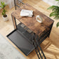 32.8" Furniture-Style Dog Crate Table (Rustic Brown)