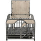 46" Heavy-Duty Furniture-Style Dog Crate
