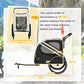 Aosom 2-in-1 Pet Bike Trailer/Stroller (Small Dogs)