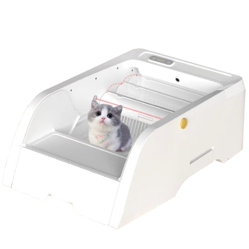 Wide-Opening Smart Litter Box
