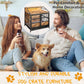 Furniture-Style Dog Crate with Storage (Brown)