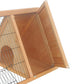 Wooden A-Frame Rabbit Cage