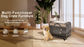 46" Heavy-Duty Furniture-Style Dog Crate