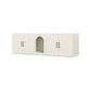 Double-Room Cat Litter Box Cabinet