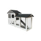 Rabbit Hutch with Walk-In Run (Wooden)