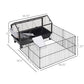 Small Animal Playpen with Casters & Bottle
