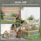Wooden Cold Frame Greenhouse (Polycarbonate)