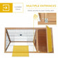 Wooden A-Frame Rabbit Cage