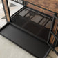 38.9" Furniture-Style Dog Crate (Sliding Doors)
