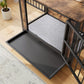 32.8" Furniture-Style Dog Crate Table (Rustic Brown)