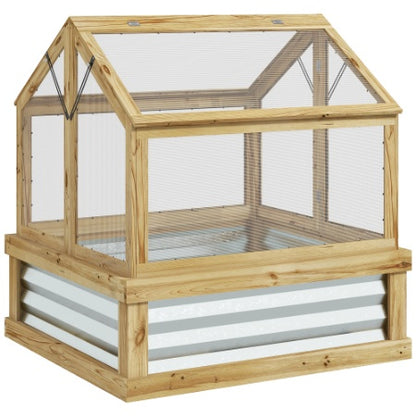 Wooden Cold Frame Greenhouse (Polycarbonate)