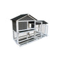Rabbit Hutch with Walk-In Run (Wooden)