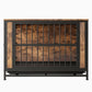 38.9" Furniture-Style Dog Crate (Sliding Doors)