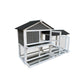 Rabbit Hutch with Run (Removable Tray & Ramp)